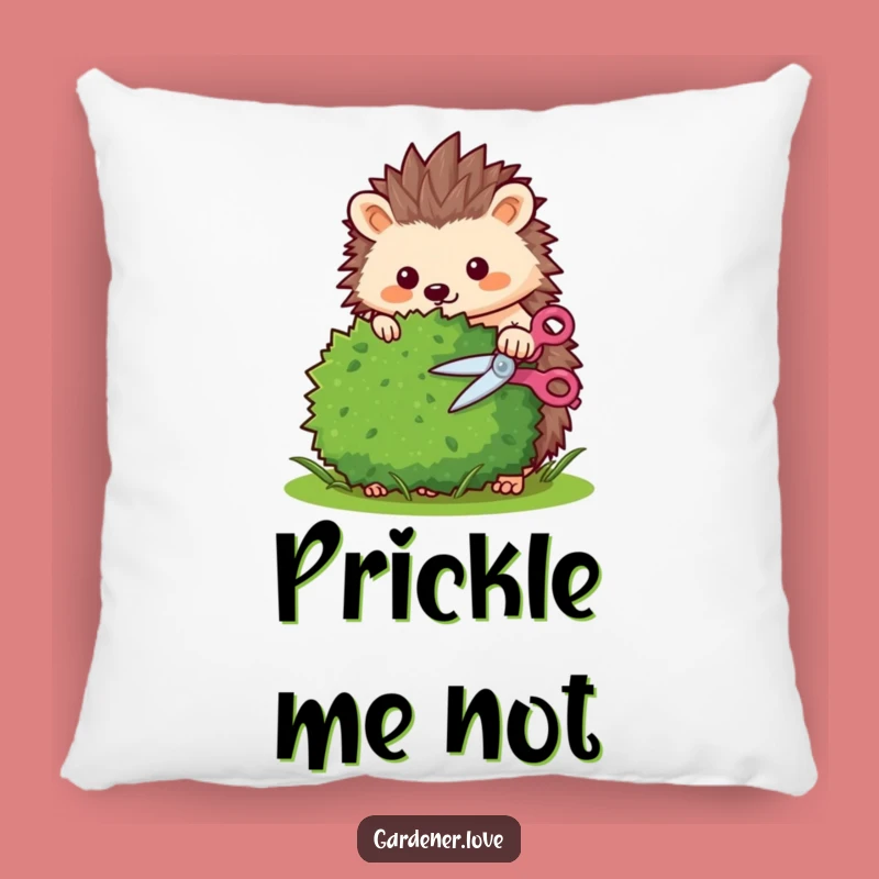 Funny Kawaii Hedgehog Trimming Pillow - Comfy & Cute Garden Accent