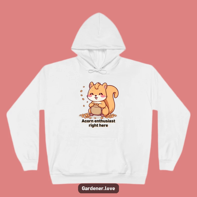 Funny Kawaii Squirrel Hoodie, Cozy Seed Scattering Comfort, Ideal Humorous Gift